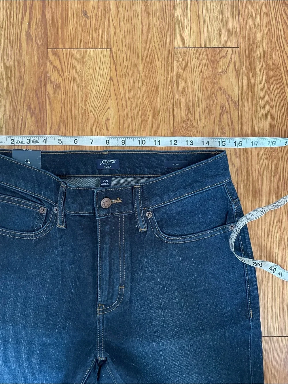 J.Crew Slim-fit Jeans in Vintage Flex fabric.